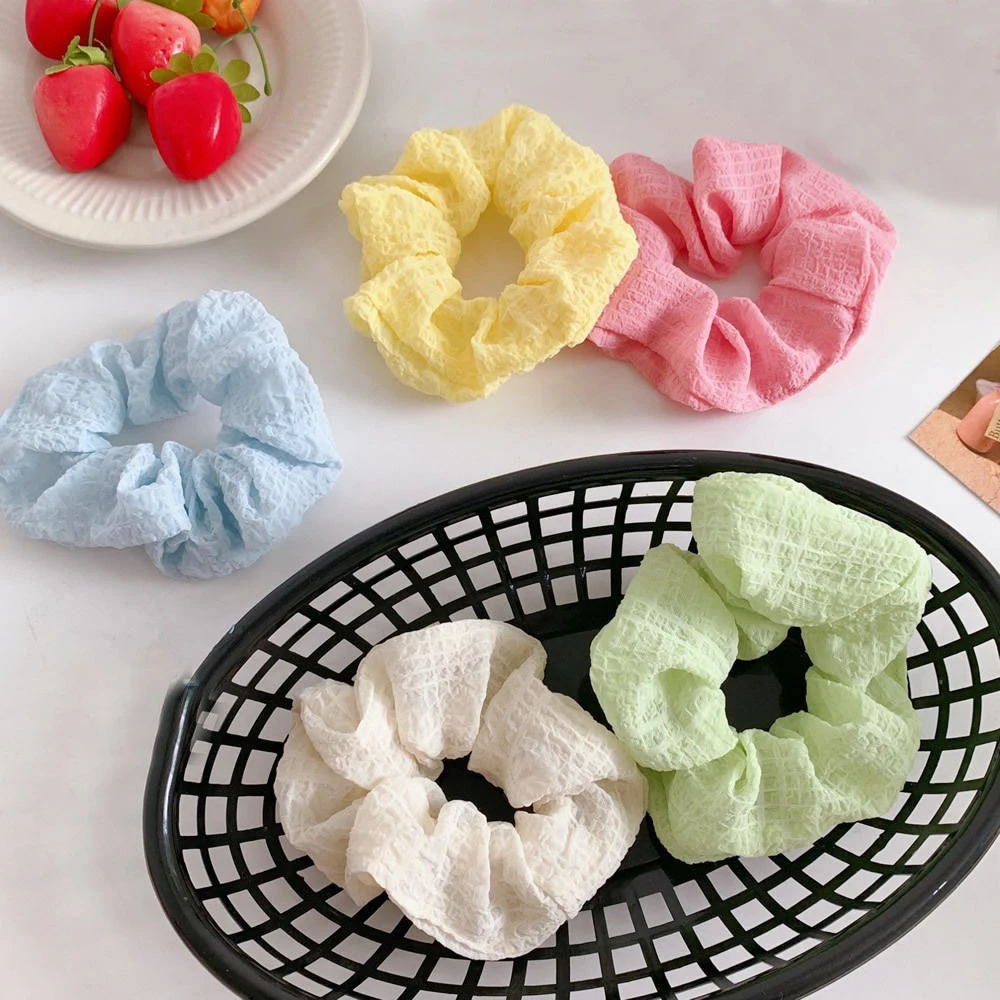 7 Stück Böhmen Candy Farbe Haargummis für Frauen Mädchen Niedliche elastische Haargummis Bänder Stirnband Gummibänder Haarschmuck – Detail 5