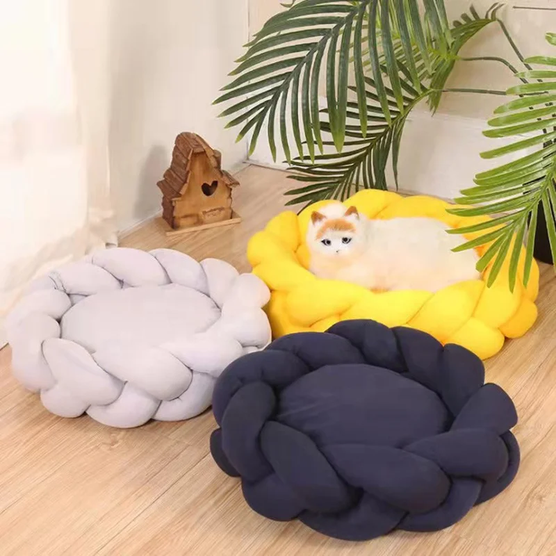 dog bed sofa DIY cat litter thickened round universal cushion detachable dog bed Pet accessories