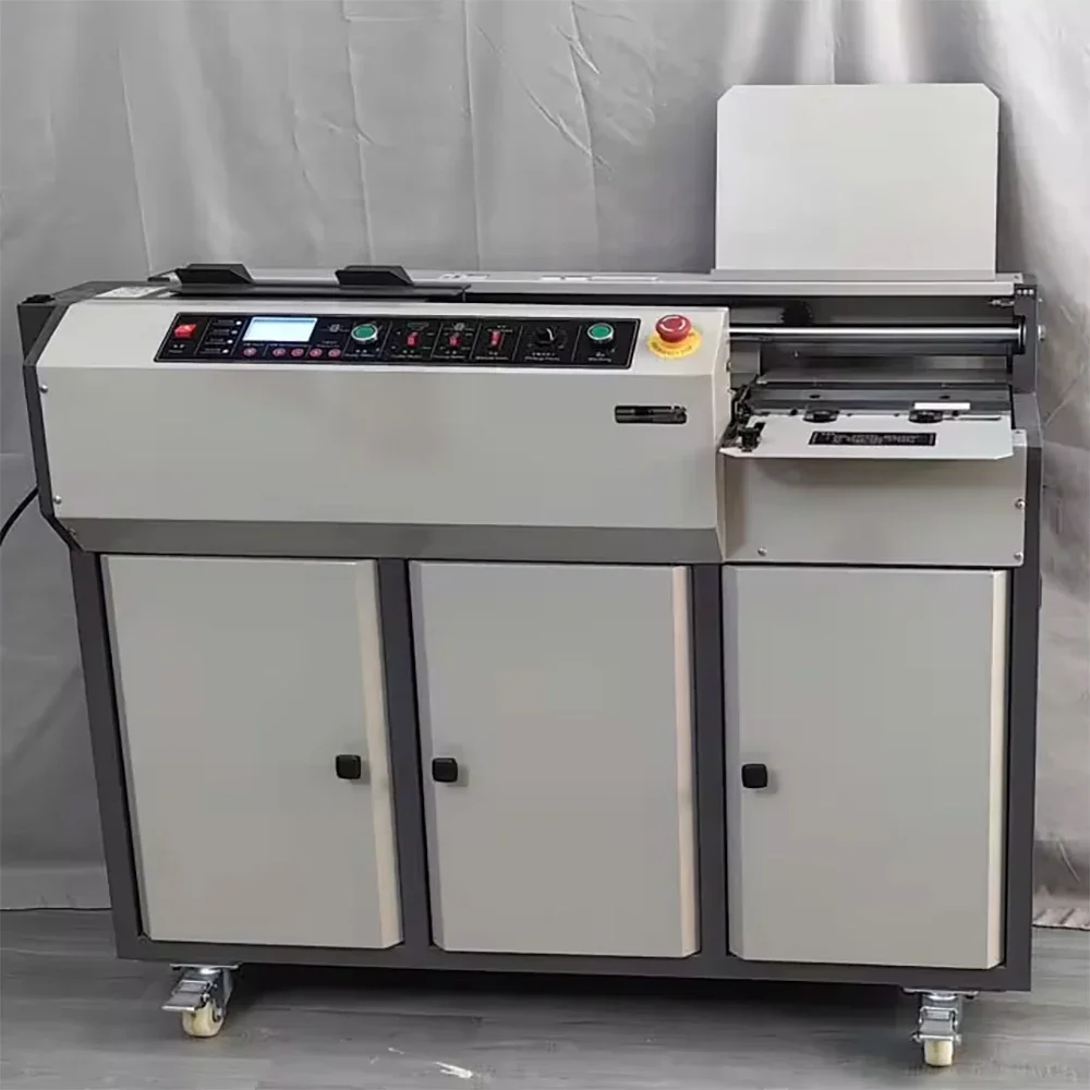 A600F Perfekte Kleberbindemaschine im A3-Format, automatische Heißklebebuchbindemaschine mit Seitenkleber