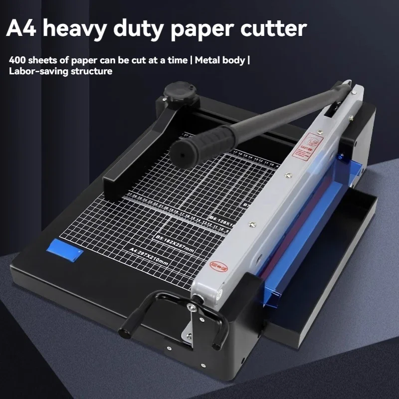 2025 A4 Zware 878 Dikke Laag Handmatige Foto Kleine Shear Verdikking Snijden Contract Tender Grote Papier Snijmachine