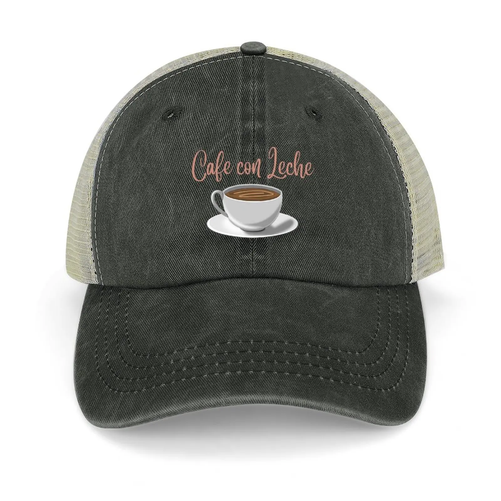 

Cafe con Leche Baseball Cap sun caps custom caps golf hat genuine Thermal Visor Men Women's