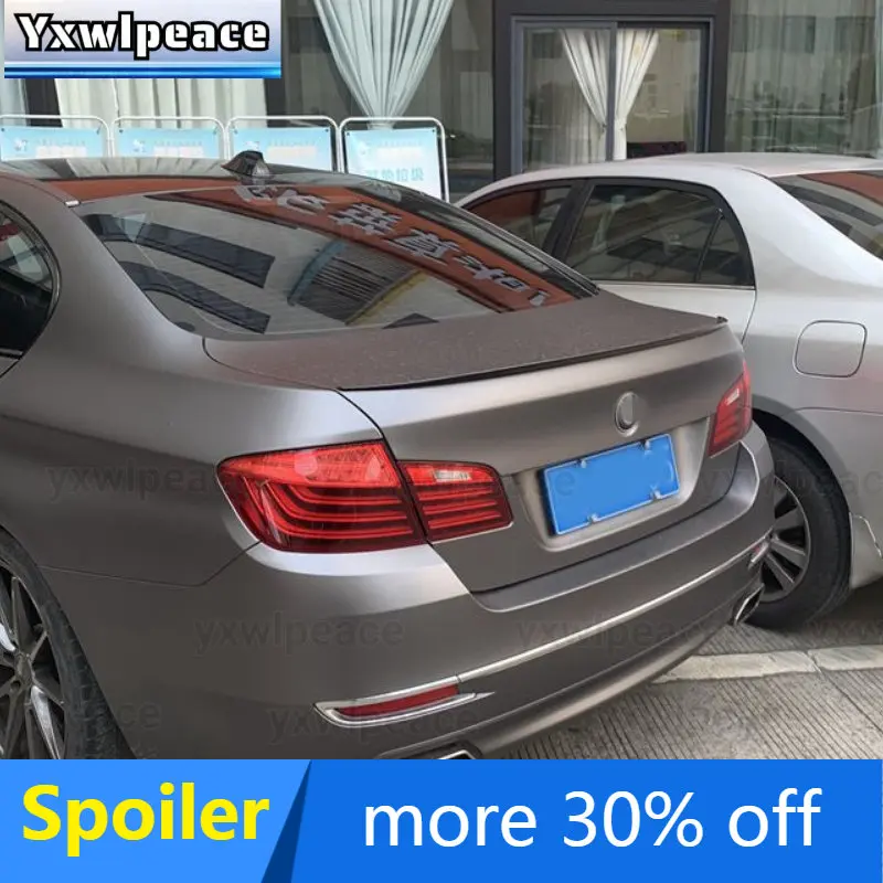 

For BMW 5 Series F10 F18 2010-2016 520i 528i 535i 530i 525i M5 ABS Plastic Unpainted Color Rear Trunk Spoiler Car Accessories