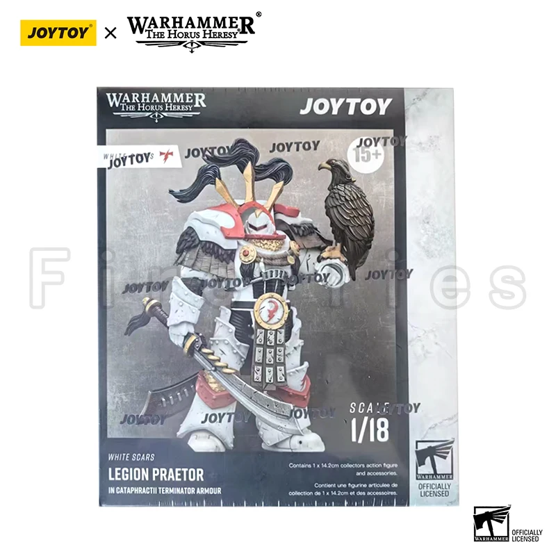 

1/18 JOYTOY Action Figure The Horus Heresy White Scars Legion Praetor in Cataphractii Terminator Armour Anime Toy