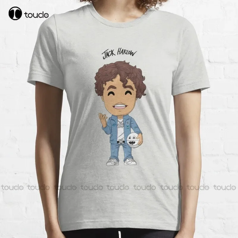 New Jack Harlow T-Shirt Cotton Tee Shirt S-5Xl Unisex black shirt women