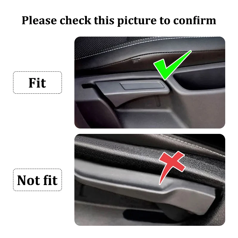 New Fits For Volkswagen VW Golf 5 6 MK5 MK6 Sagitar Touran 2Pcs Car Seat Adjustment Handle Knob Germany Flag Style Trim Stickers