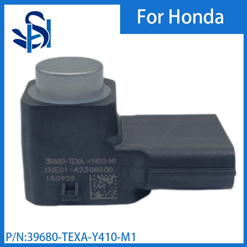 Sensor de estacionamiento PDC para Honda, Radar de Color plateado brillante, 39680-TEXA-Y410-M1