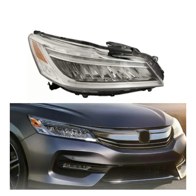 

2016-2017 USA Version for Honda Accord 9.5th Sedan Touring LED Headlight Halogen Head Lamp 2016 2017 33100-T2A-A32 33150-T2A-A32