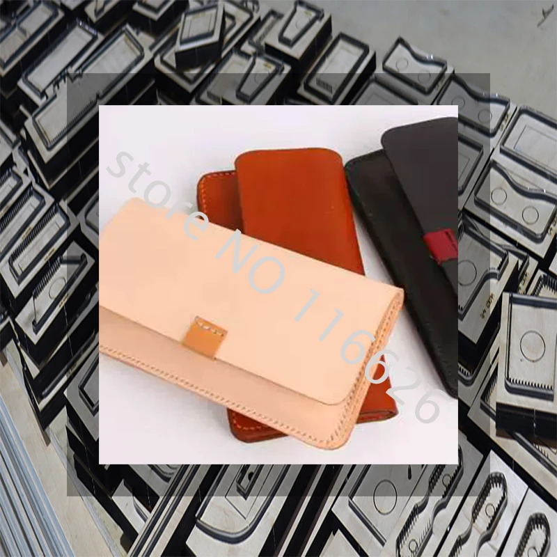 

cutting mold for cellphone bag wallet steel rule dies metal iron blade cutter 18x10cm
