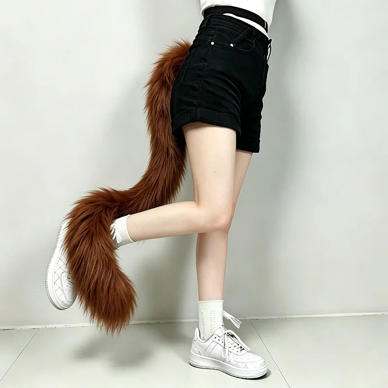 cat-wolf-fox-faux-fur-furry-tail-47inch-long-leg-wraps-plush-tail-anime-cosplay-props-halloween-fancy-party-costume-accessories