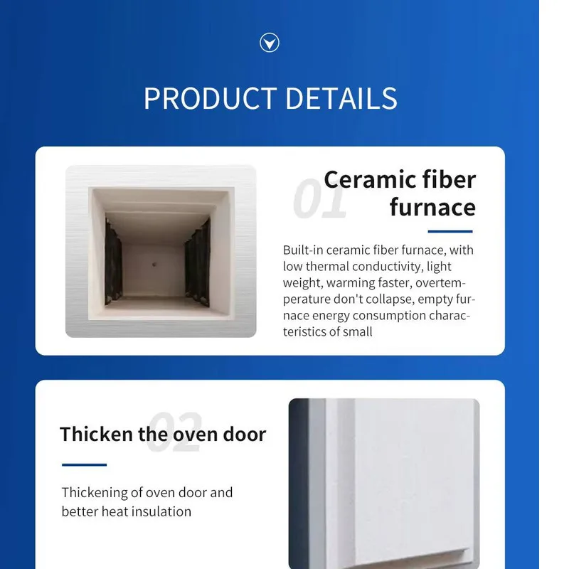 High Temperature Industrial Induction Muffle Tube Vacuum Furnace For Laboratory Heating Equipment