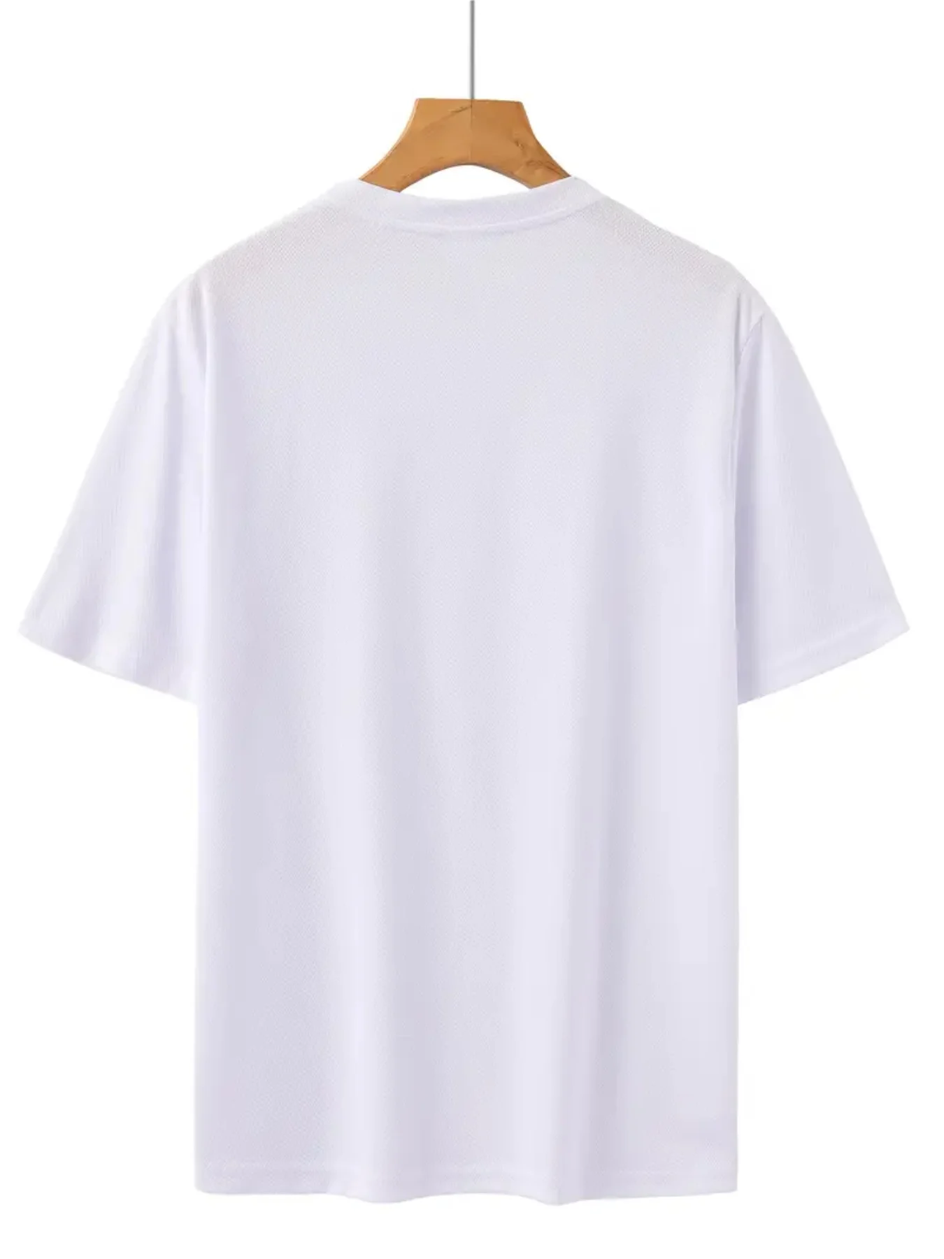 Leisure Hit Product Men'S Summer T-Shirt White Sport Stripes Design Fashion Design Printed T-Shirt Fitness Casual Leisure