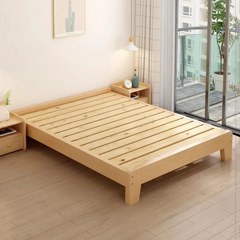 Girls Design Tatami Luxury Modern Single Bedroom Frame Queen Space Saving Sun Sleeping Bed Beach Camas De Casal Home Furniture