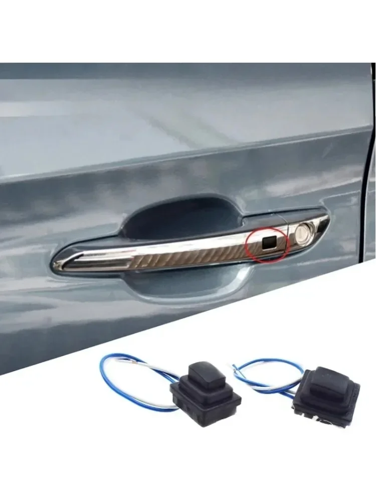 1 Paar intelligenter Türgriff mit kleinem Knopf 82661-D3710 82651-D3710 für Hyundai Tucson 2016-2020, Außengriff-Schalterteile