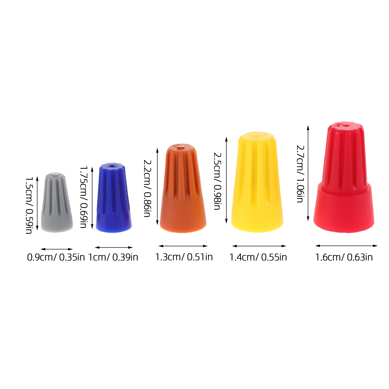 330 قطعة موصلات الأسلاك الكهربائية المسمار نوع قبعات مشفرة الألوان لمجموعة محطة الأسلاك السريعة في الهواء الطلق لتقوم بها بنفسك الإصلاحات