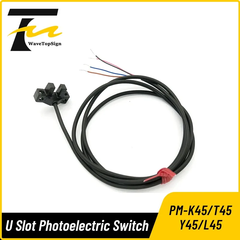 wavetopsign U Slot Photoelectric Switch Pm-k45/t45/y45/l45 Sensor Limit Induction Switch Npn