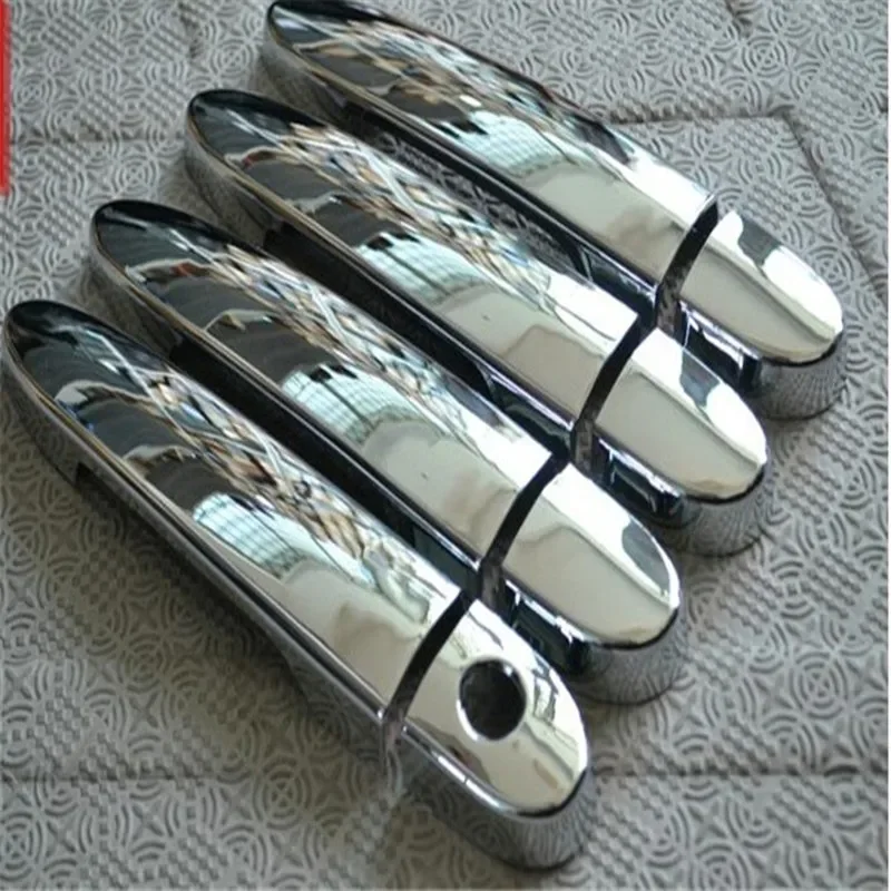 ABS Chrome Stickers Decoration Door Handle Protective Covering Cover Trim for 2010-2014 Great Wall C30 Car Styling