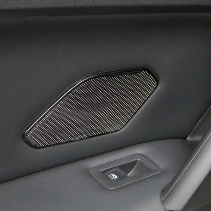 For Volkswagen Tiguan MK2 2017 - 2022 Interior Accessories Door Speaker Audio Loudspeaker Decoration Cover Trim Car Styling