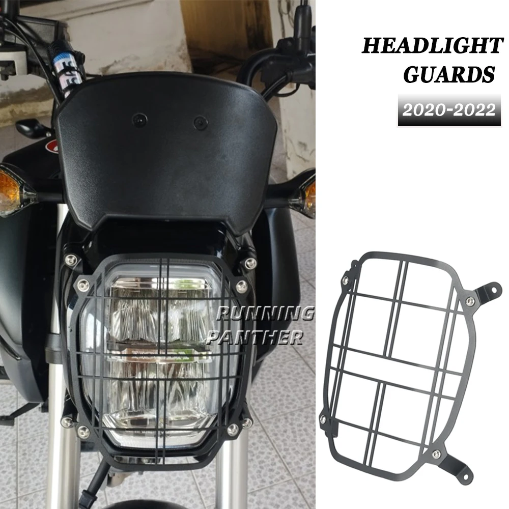 For Honda H2C MSX GROM 2020 2021 2022 Accessories Motorcycle Headlight Guard Head Metal Grill Cover Protectors H2C Msx Grom