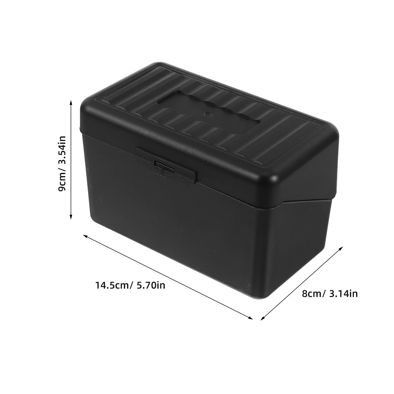 1Set Plastic Index Card Holder Case Desktop Notecard Organizer Box Recipe Card Storage Flashcards Note Box Notecard Holders
