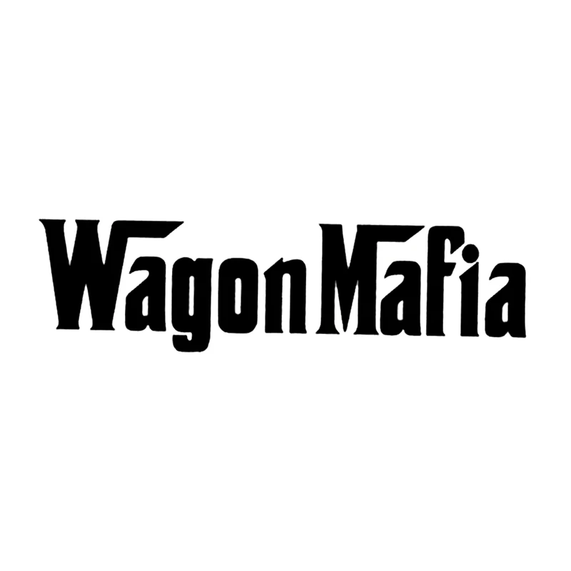 CS-12144# Wagon Mafia Vinyl Decal Car Sticker Waterproof Auto Decors For Truck Bumper Rear Window Laptop