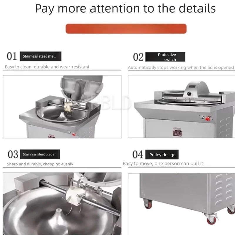 

Commercial Spanish Multifunctional Vegetable Cutter Fresh Meat Food Chopper for Mixed Vegetables