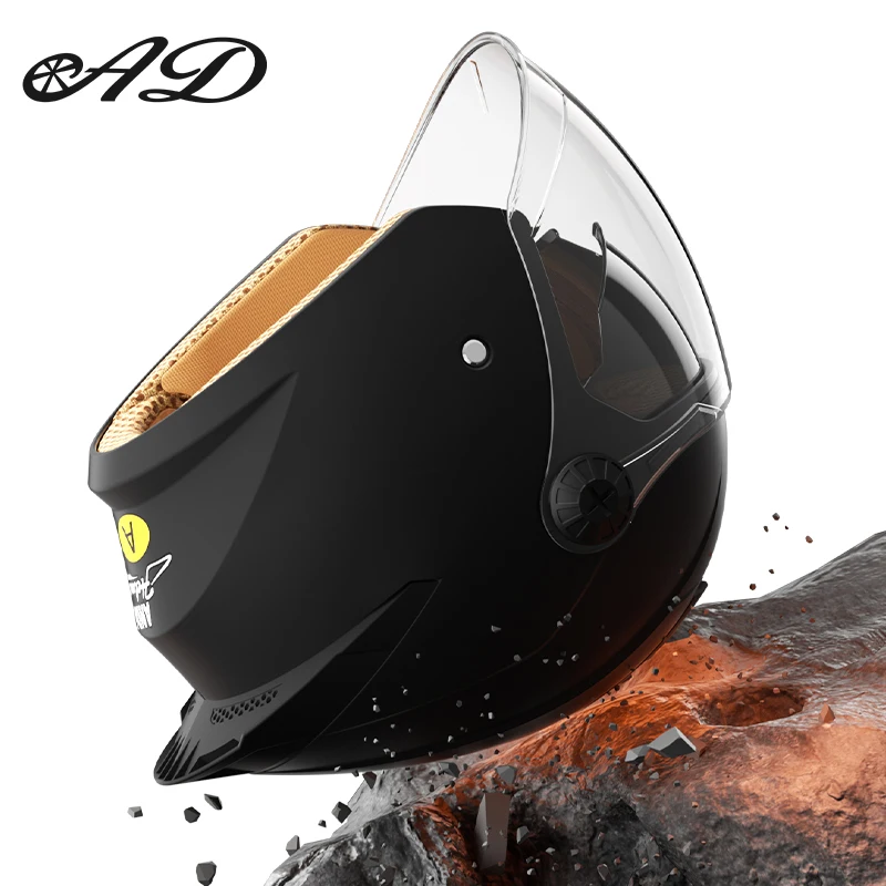 AD Factory Electric Car Helmet for Men and Women For All Seasons Motorcycle Motorbike Helmet Casco Moto Motorcycle Accessories ﻿