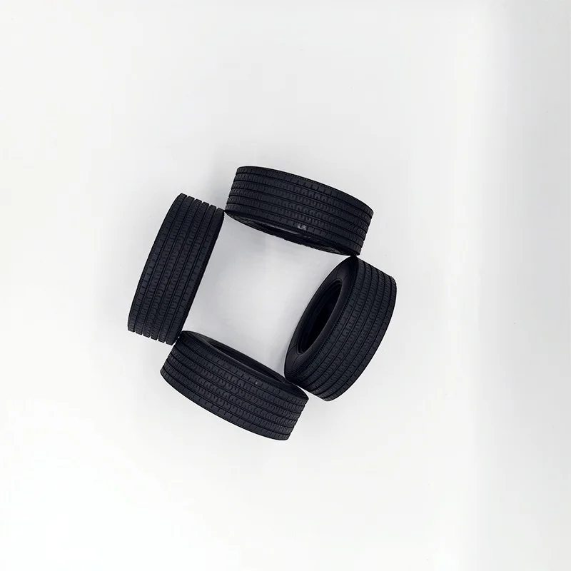 

2pcs Tire Upgrade For 1/14 Tamiya RC Truck Trailer Tipper For Scania MAN For Benz Actros Volvo Car Diy Parts