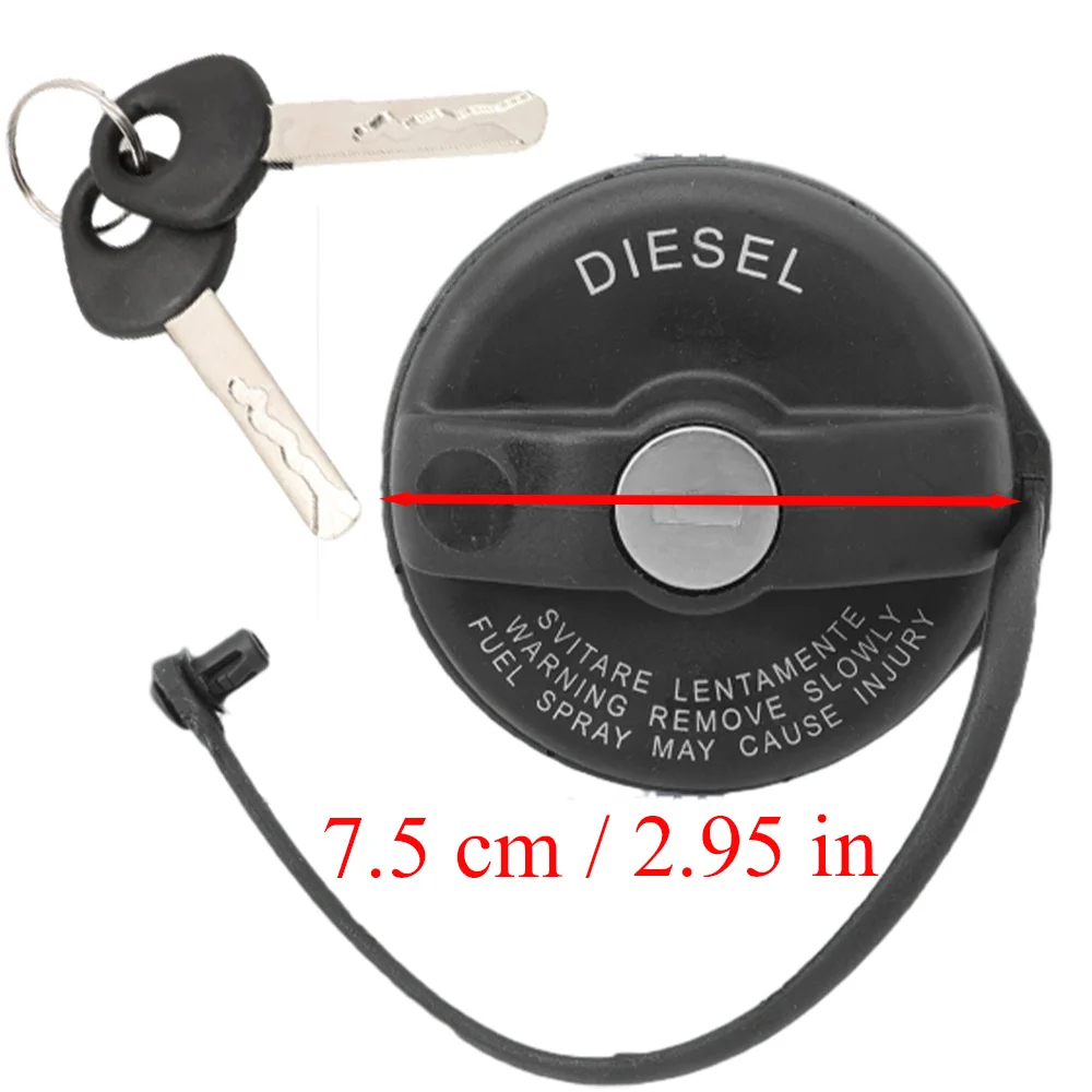 Auto-Kraftstofftankdeckel mit 2 Schlüsseln für Fiat Ducato 250 Peugeot Boxer Citroen Jumper-Relais 2006–2019 71802900 – Detail 5