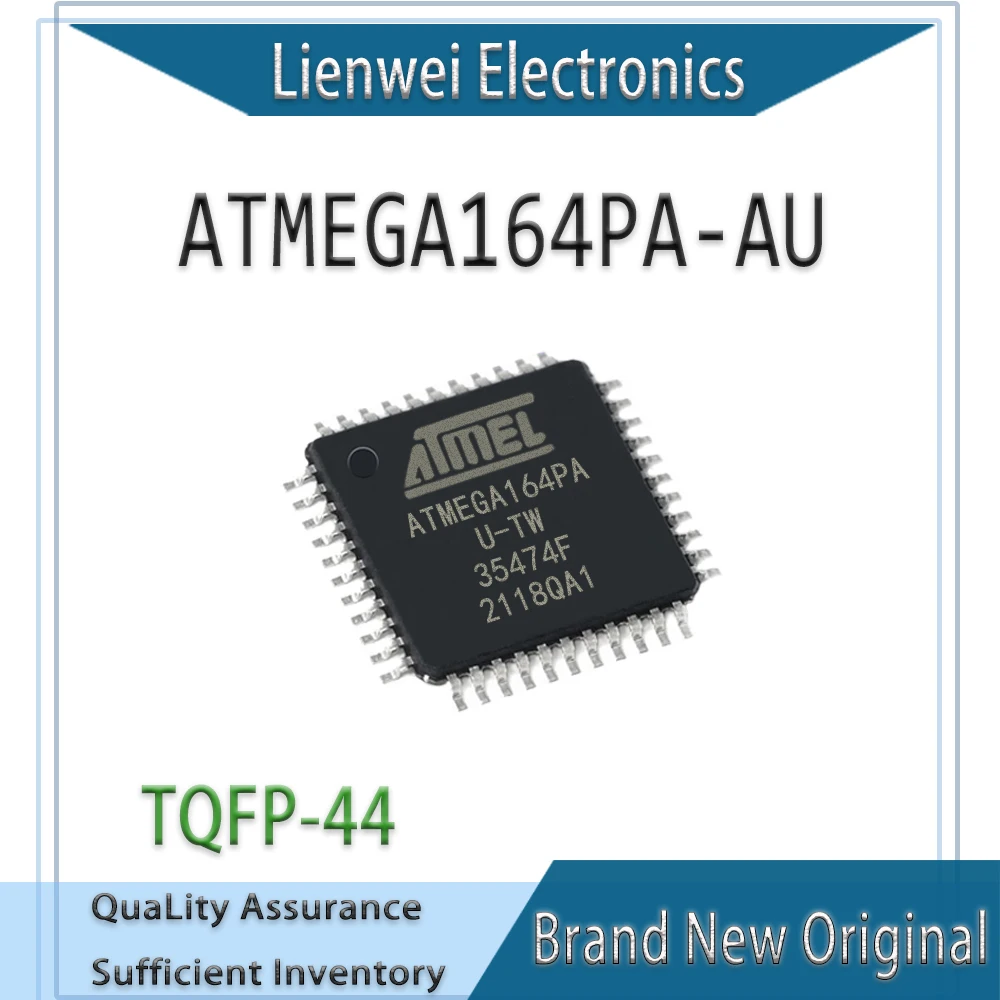

100% New Original ATMEGA164PA ATMEGA164PA-AU ATMEGA164 IC MCU Chipset TQFP-44