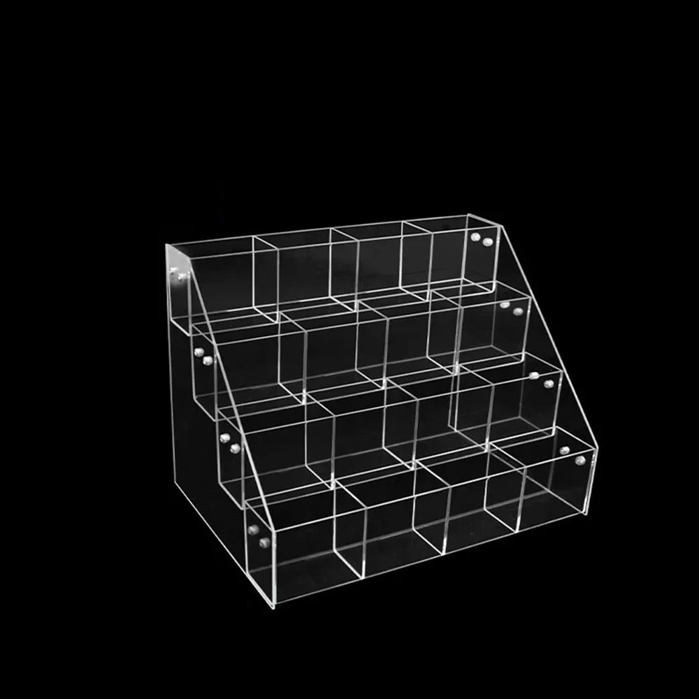 

Acrylic Pen Holder Transparent Storage Display Stand Shelf Home Office Storage Organization Pencil Shelves Organizers
