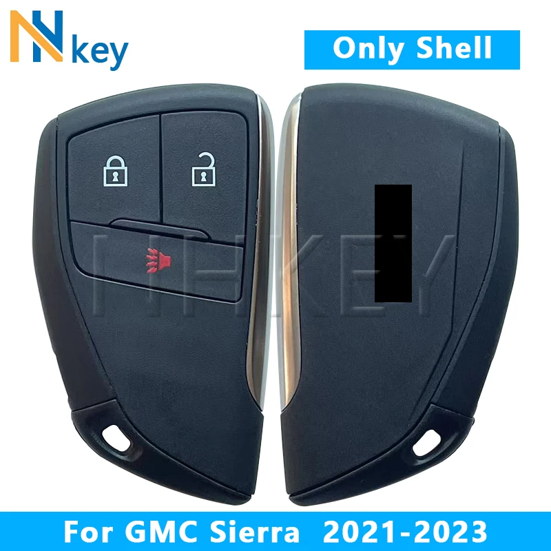

NHKEY FCC YG0G21TB2 Smart Key shell 3Buttons for GMC Sierra 2021 2022 2023 Remote key case