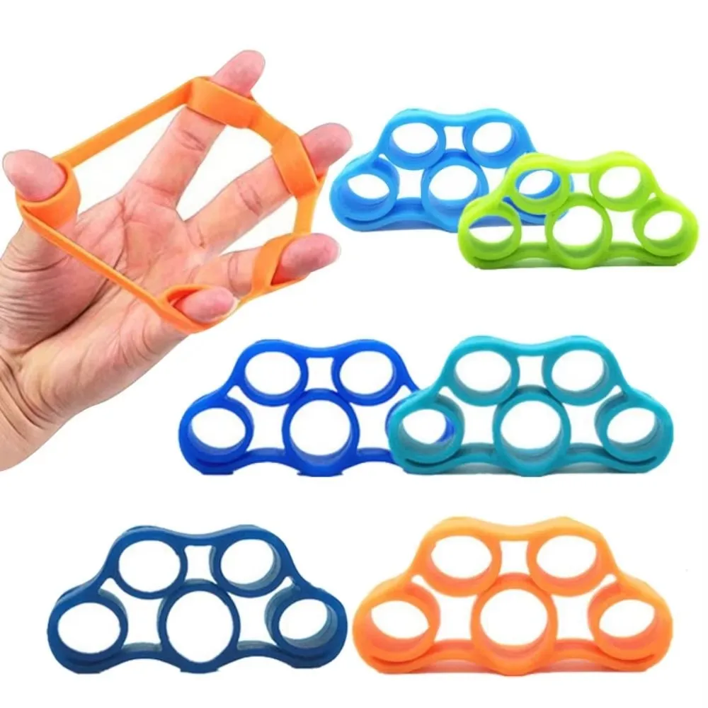 1/2/4pcs Silicon Finger Hand Joints Massager Rehabilitation Physiotherapy Finger Massager Blood Circulation Massager Trainer
