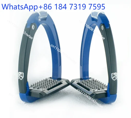 Equestrian Horse Riding Stirrups, 125mm Lightweight Aluminum Alloy Saddle Replacement Parts