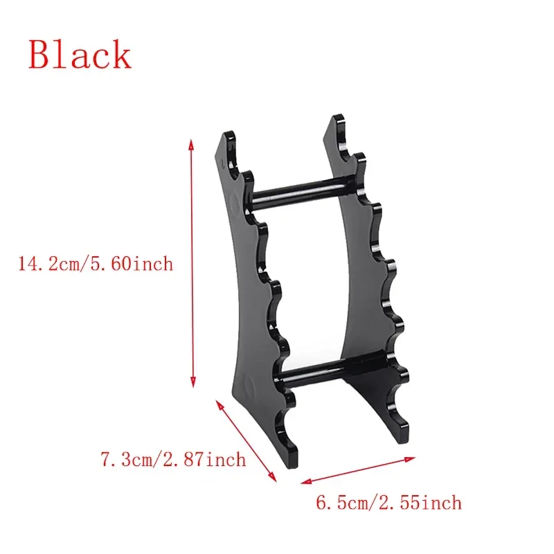 6 Slot Plastic Pencil Pen Holder Pen Display Stand Office Supplies Desk Pen Storage Shelf