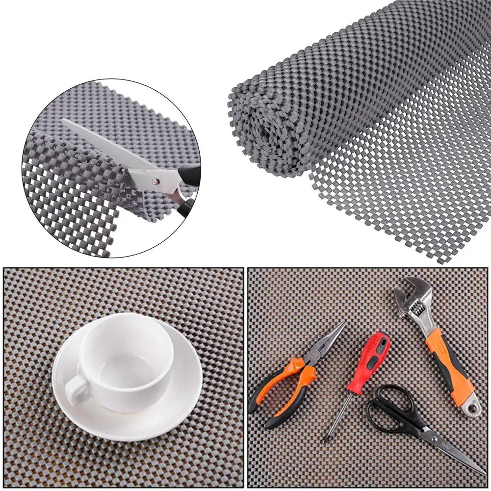 Cabinet Shelf Liner Protective Non-slip Drawer Liner Mat for Kitchen Cabinets Shelves Versatile Home Room Shelf Protection Pad