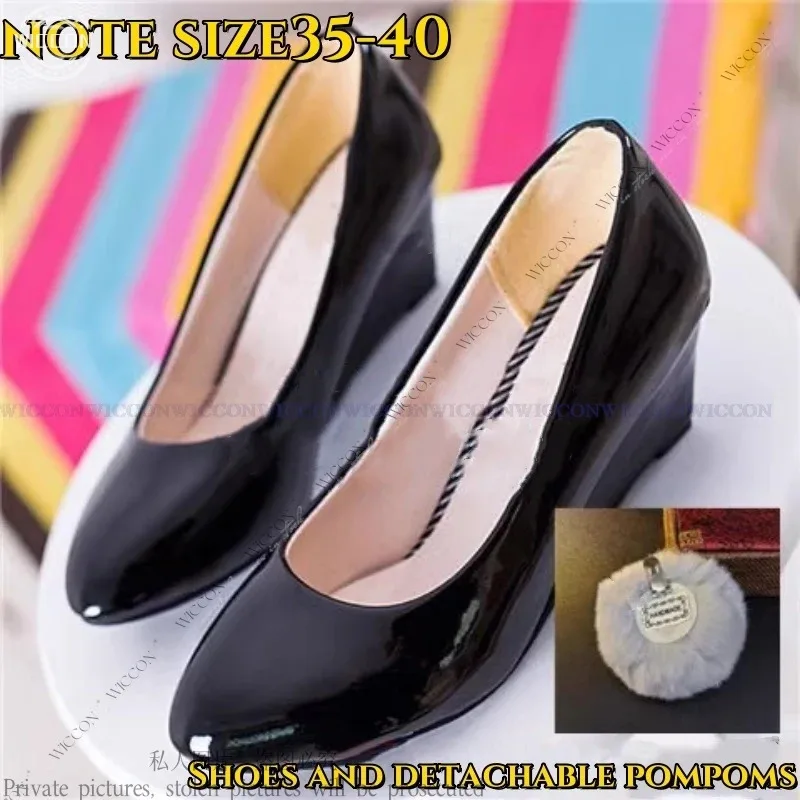 Qq681Lingyang Anime juego Wuthering Waves disfraz Cosplay peluca zapatos tatuaje pegatina pequeño León Solaris-3 Animal oreja cola Halloween