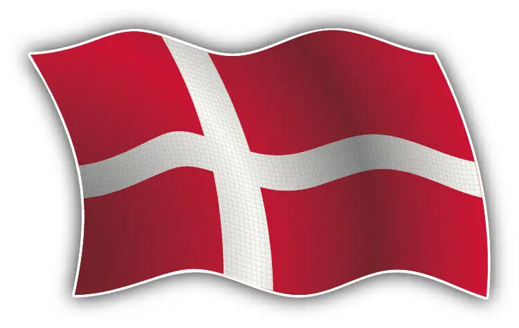 Denmark Walls Doors and Windows Yacht RV SUV Waterproof Decals Sticker Motorcycle Car Decals Racing