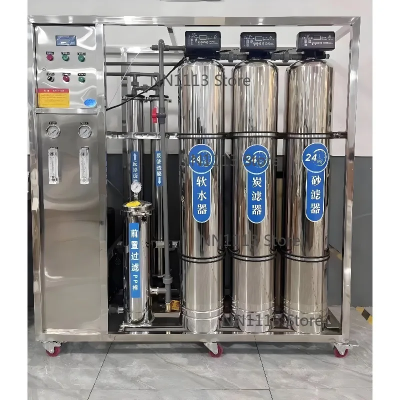 

Reverse Osmosis 250 500 1000lph Equipment for the Food and Beverage Industry Deep Well Water Purification System with UV