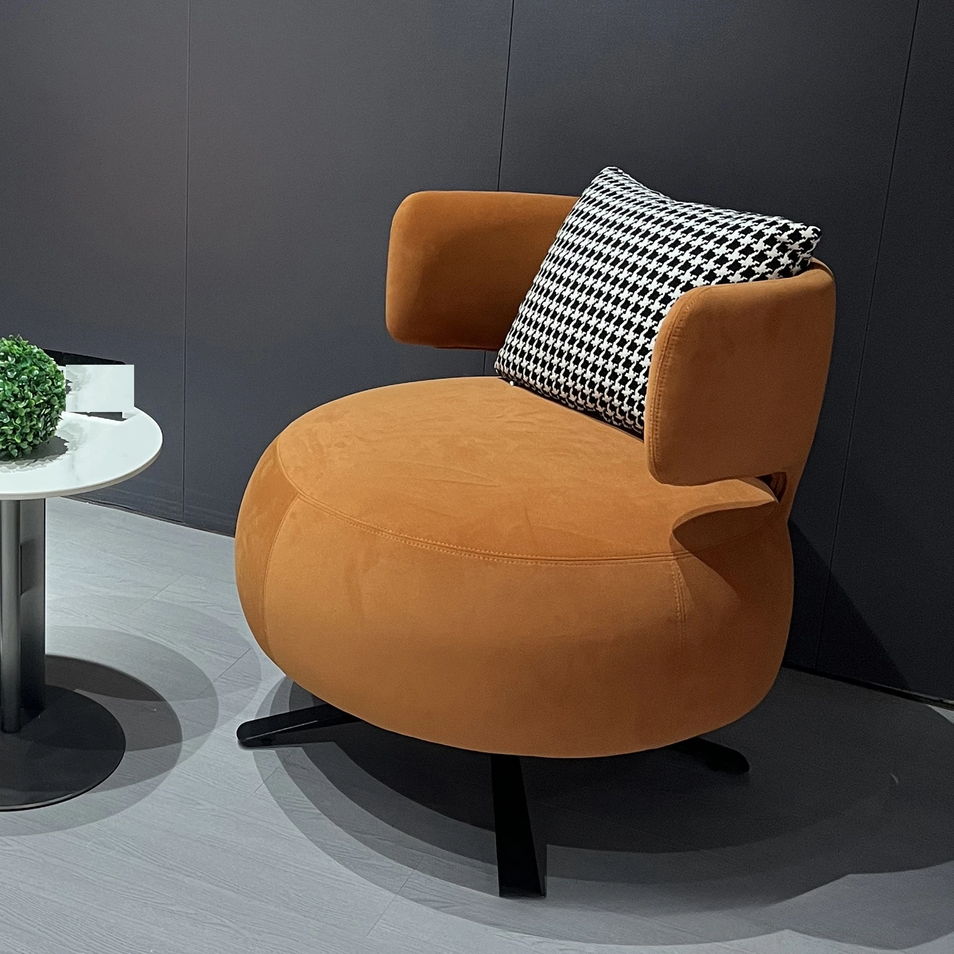 single sofa chair room study leisure chair comfortable sofa rotating chair