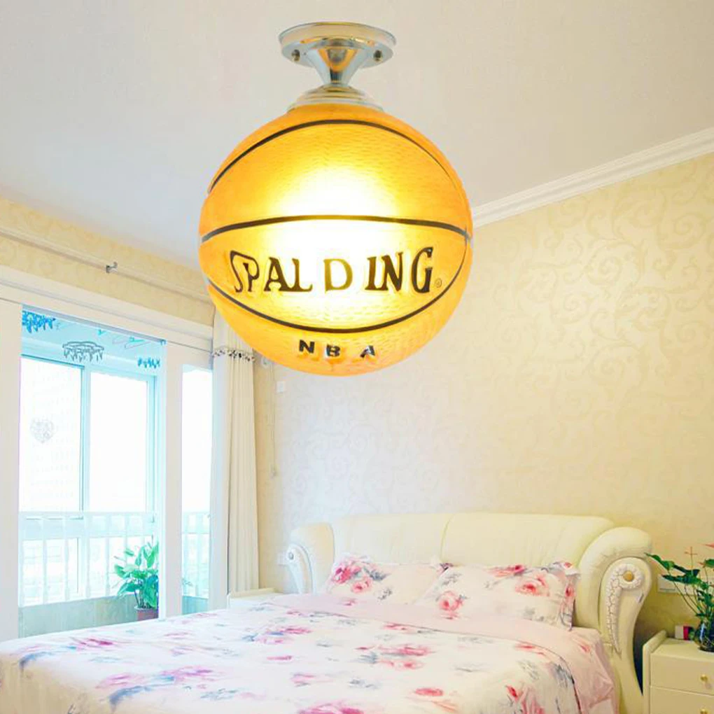 

Soccer Ball LED Ceiling Lights Football Bar Club Ceiling Lamp Creative Kids Boy’s Bedroom Decoration Light Chandelier