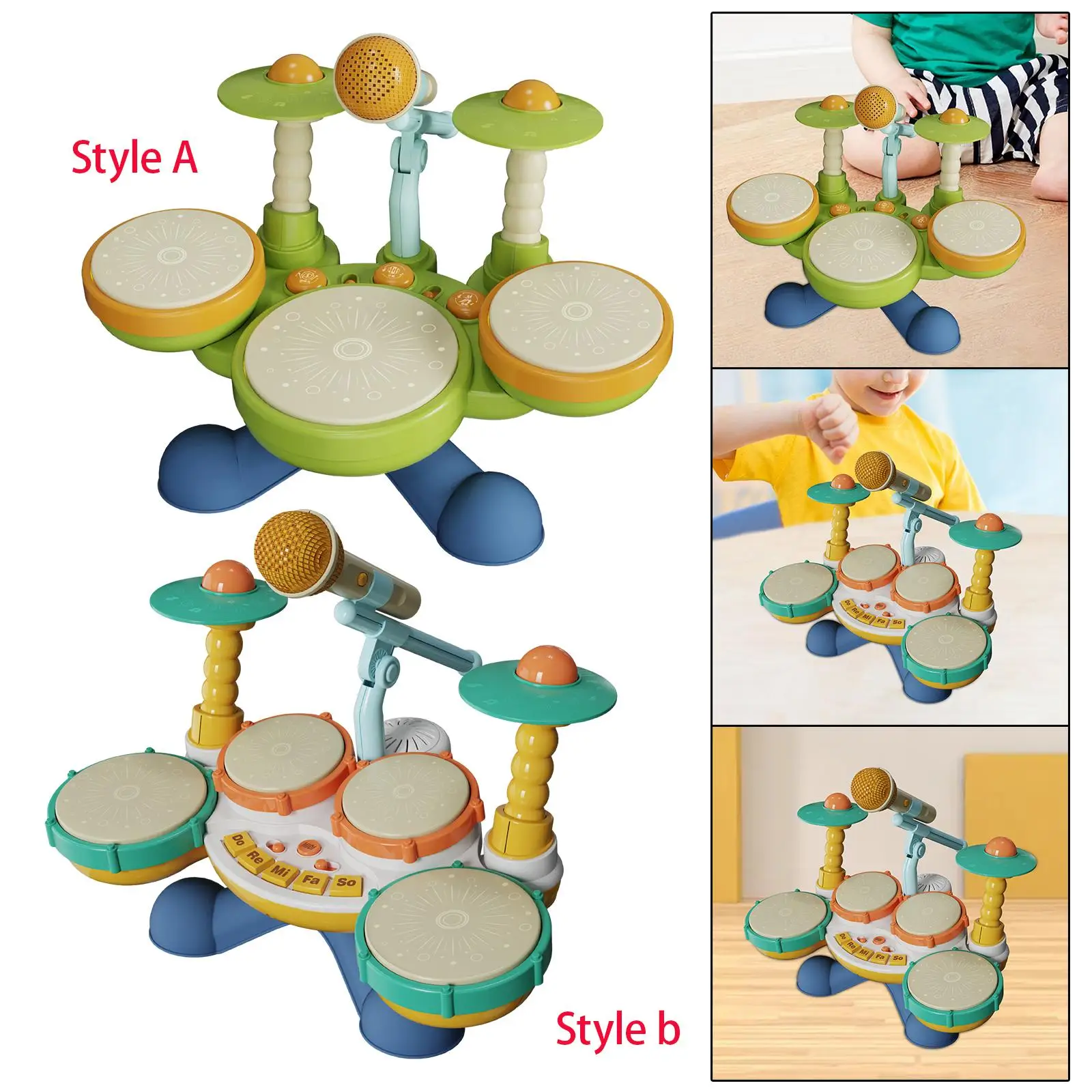 Baby Toys 12 Months Light Up Toys 3 Years Old Montessori Musical Instrument Set