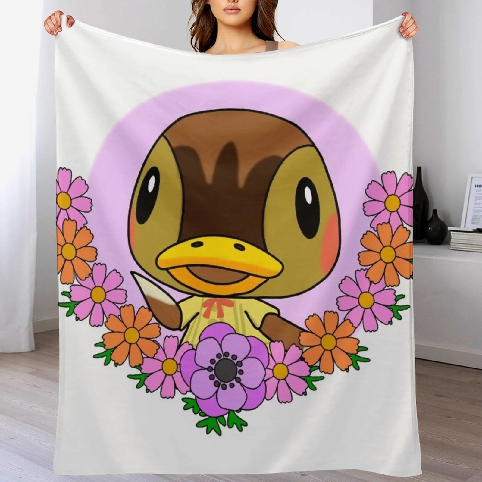 Little duck molly Throw Blanket Summer Cool Breathable Blanket for Sleeping