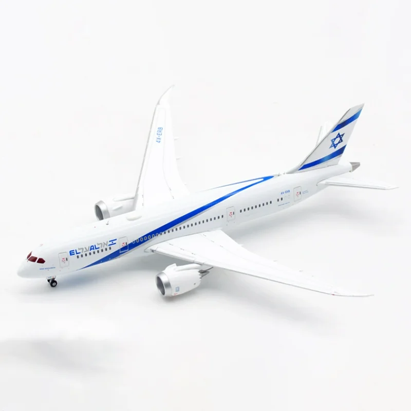 1:400 مقياس B787-8 4X-ERB EL AL طيران طبق الاصل نموذج سبيكة لعبة طائرة الطائرات للتجميع