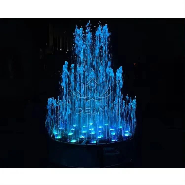 Dancing Movable Multifunctional Outdoor Mini Musical Fountain Water Feature Musical Pond Dancing Fountains