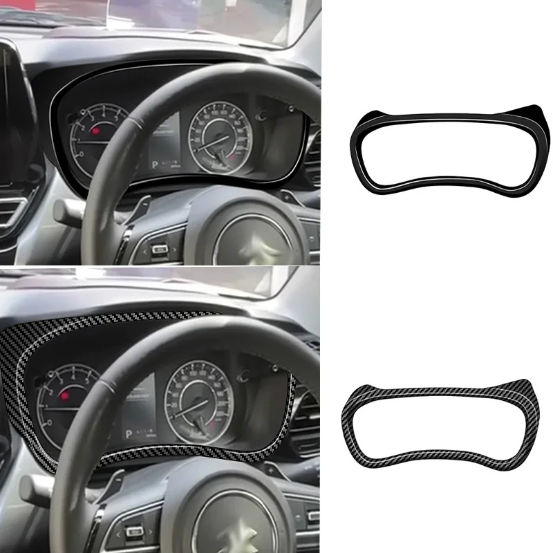 

RHD For Suzuki Fronx WDB3S WEB3S 2025 2026 ABS Carbon Fiber Dashboard Car Instrument meter Panel Cover Trim Sticker Car Styling