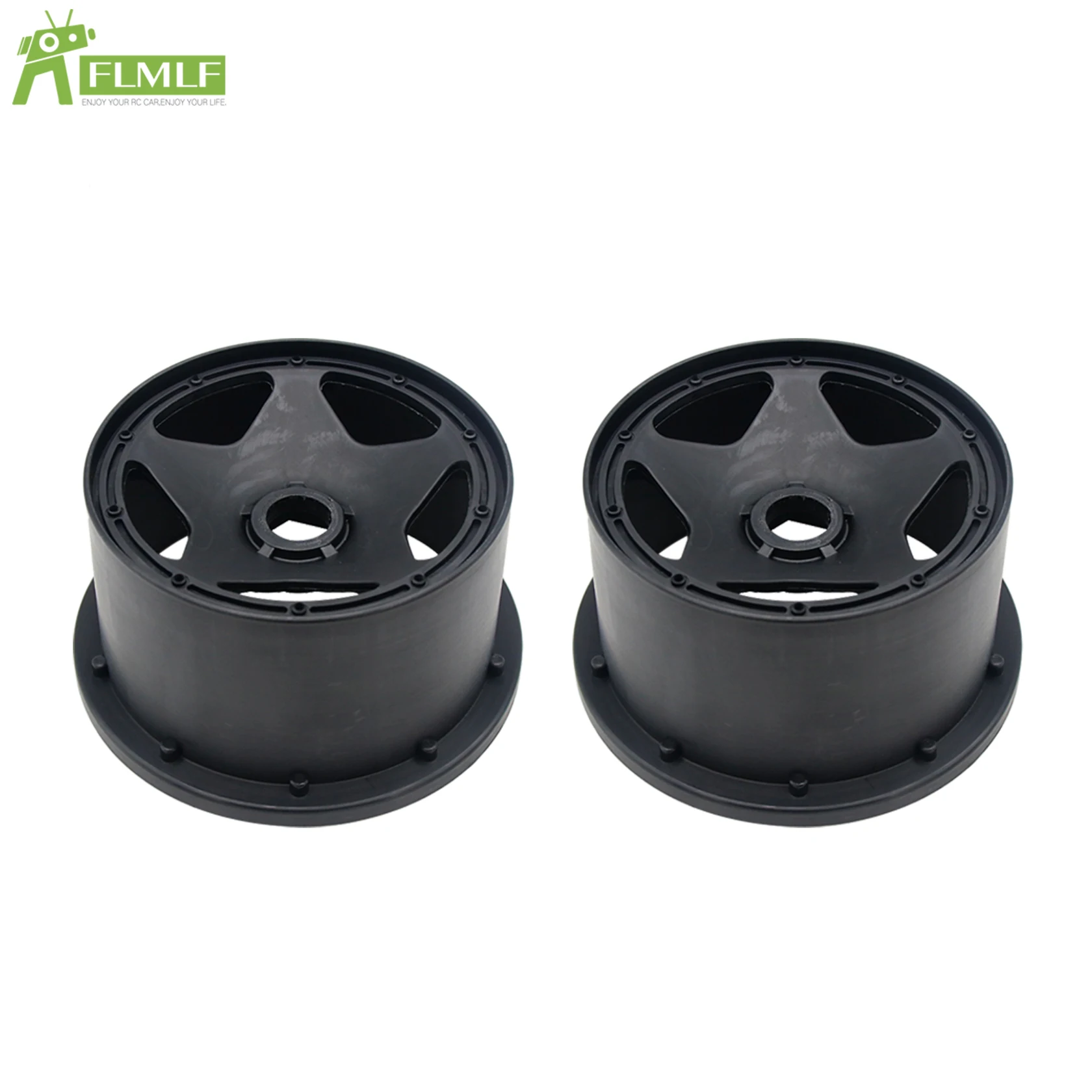 Plastic Voor- of Achterwiel Hub voor 1/5 Hpi Rovan Kingmotor Rofun Baja 5b Ss Buggy Rc Auto Onderdelen