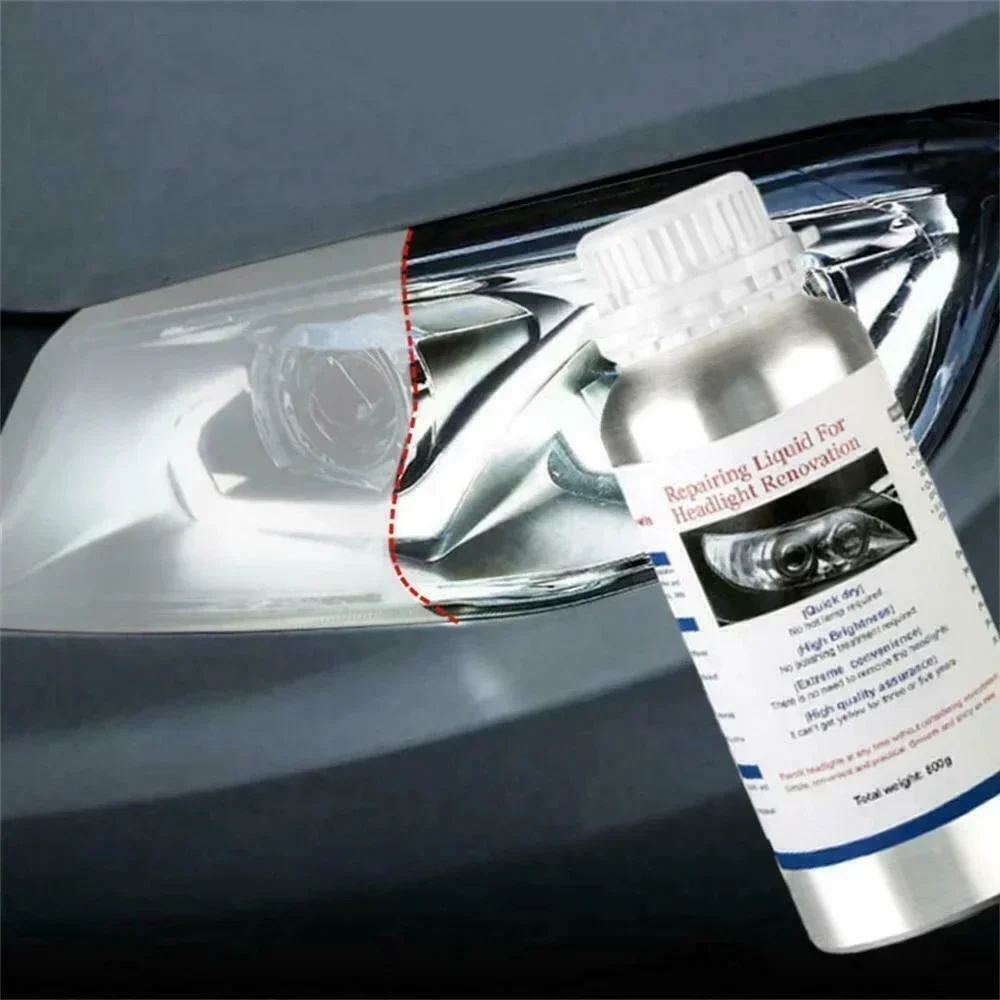 

Polish Headlight Chemical Polishing Kit Headlight Liquid 800ml Polymer Repair Fluid The Headlights Car Headlight Restoration Kit