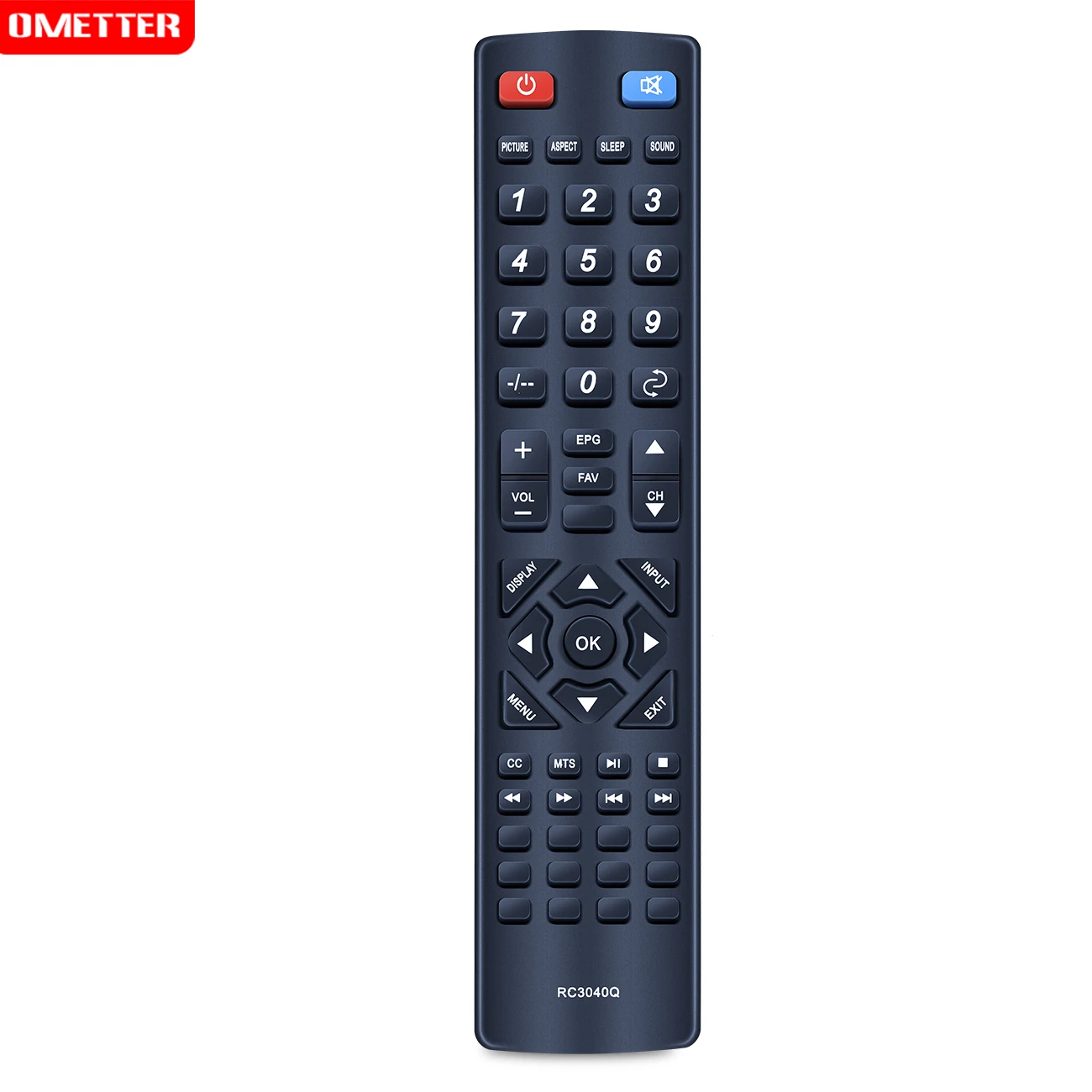 Original รีโมทคอนโทรล RC3040Q สำหรับ Quasar LCD LED HDTV TV SQ5501U 2Q4201U