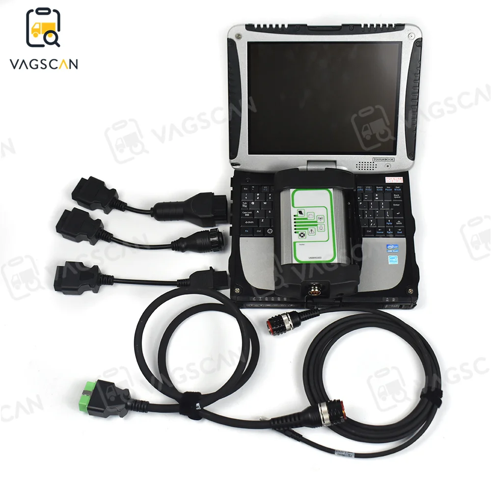 CF19 Laptop For Vocom 1 Diagnostic Tool Scanner Wifi USB Version Truck for UD/Mack/ V-olvo/Renault vocom 2 original v-olvo