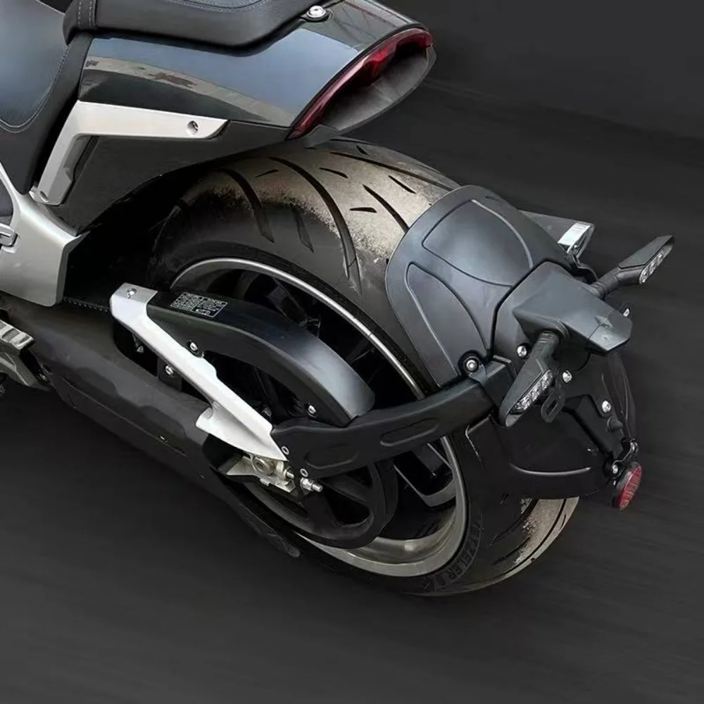FOR GAOKIN GK1000 Motorcycle License Plate Bracket Assembly Extended & Widened Non-destructive Modification for Specific Models